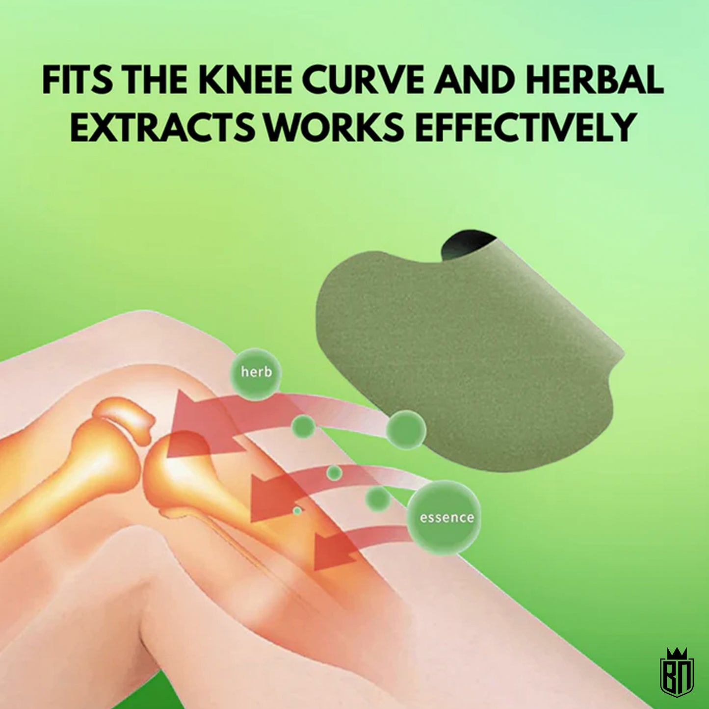 Relieva™ Herbal Knee Patches - 1 Pack(10Pcs) | By Niyyah