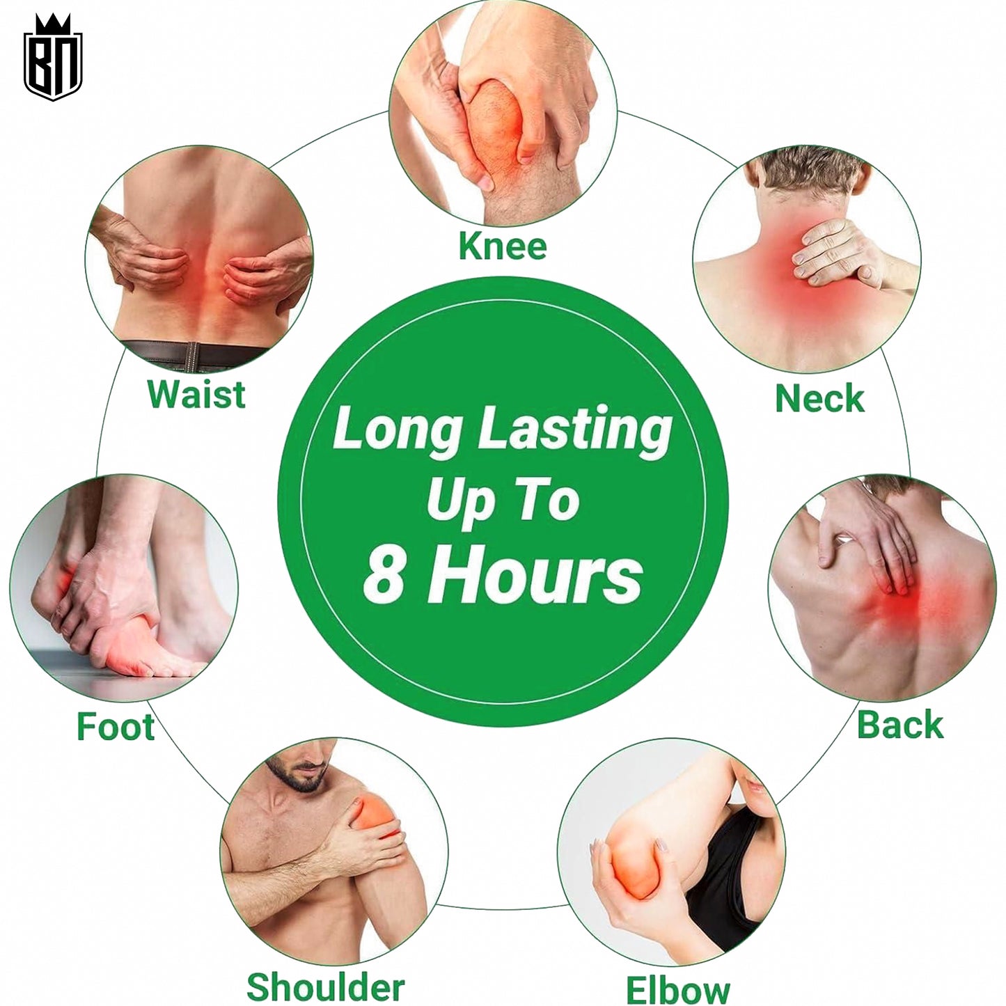 Relieva™ Herbal Knee Patches - 1 Pack(10Pcs) | By Niyyah