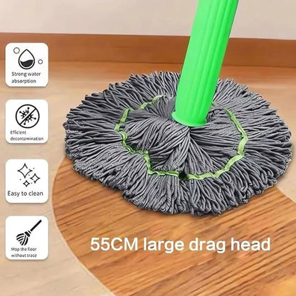 TwistEase™ Pro – 360° Self-Wringing Spin Mop | By Niyyah